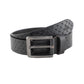 Alvaro Castagnino Men Black Textured Leather Casual Belt