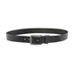 Alvaro Castagnino Men Black Textured Leather Casual Belt