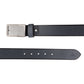 Alvaro Castagnino Men Grey Textured Leather Casual Belt