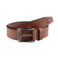 Alvaro Castagnino Men Brown Textured Leather Casual Belt