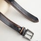 Alvaro Castagnino Men Black & Brown Textured Leather Casual Belt