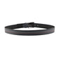 Alvaro Castagnino Men Grey Textured Leather Casual Belt
