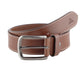 Alvaro Castagnino Men Brown Textured Leather Casual Belt