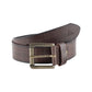 Alvaro Castagnino Men Coffee Brown Textured Leather Casual Belt