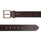 Alvaro Castagnino Men Coffee Brown Textured Leather Casual Belt