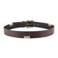 Alvaro Castagnino Men Brown Textured Leather Casual Belt