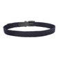 Alvaro Castagnino Men Blue & Black Textured Leather Braided Belt