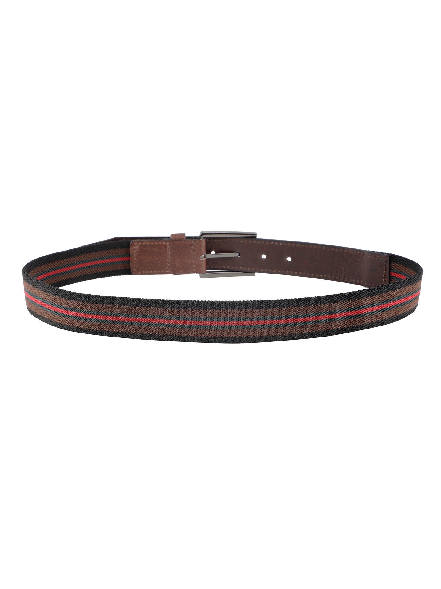 Alvaro Castagnino Men Brown & Multi Textured Leather Braided Belt