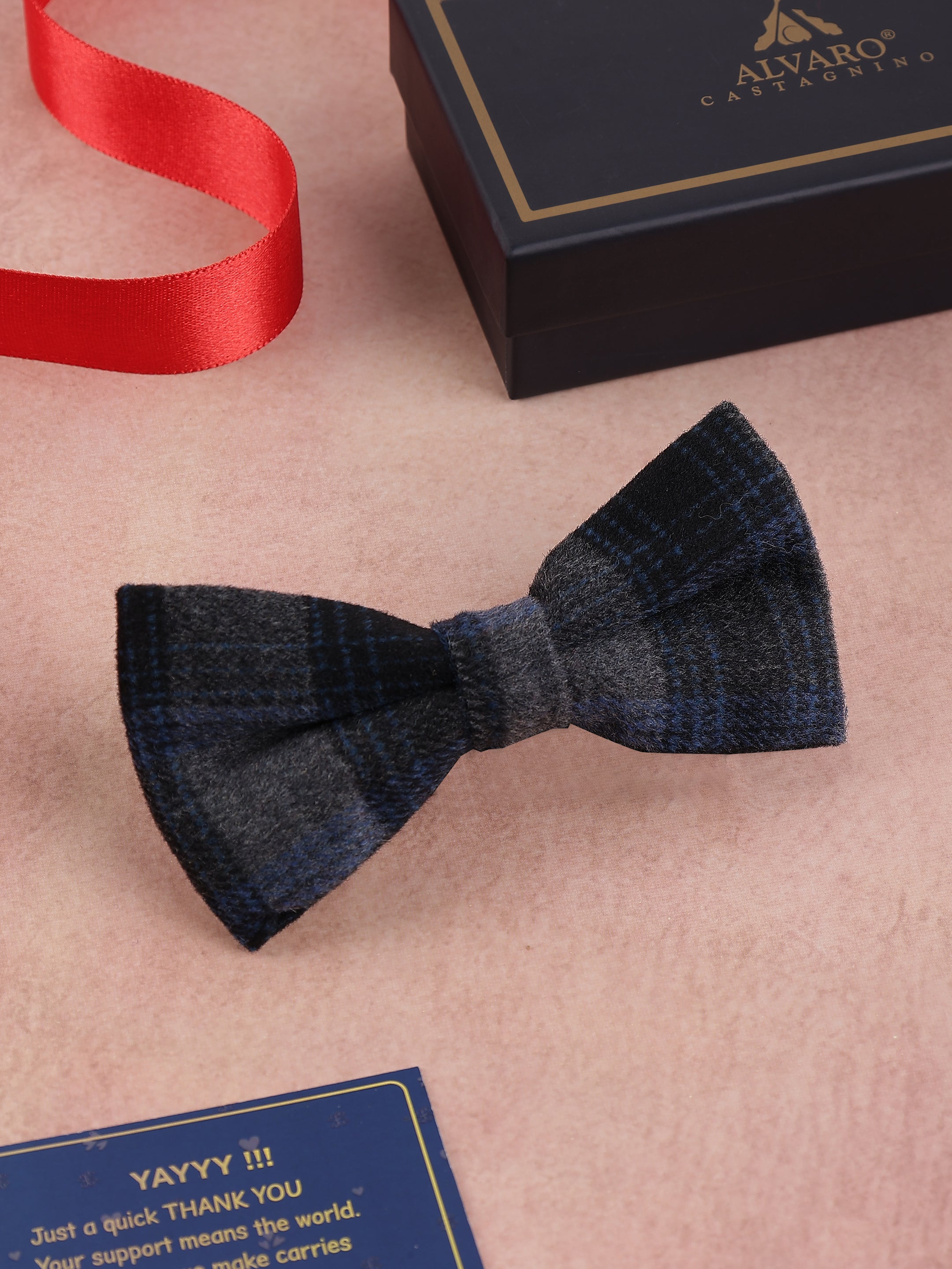 Midnight Blue Cotton Bow Tie