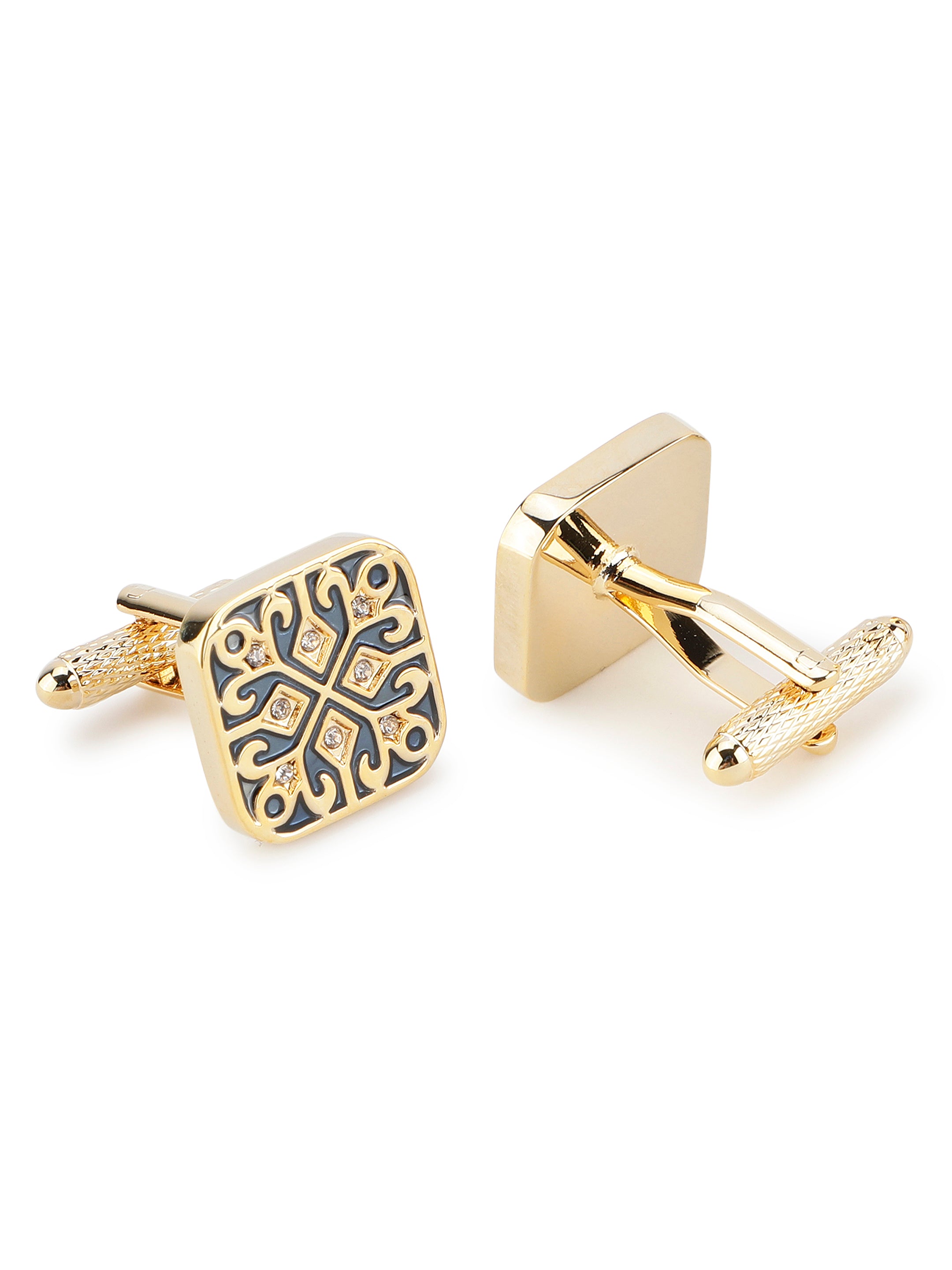 Gold Ornate Cufflink