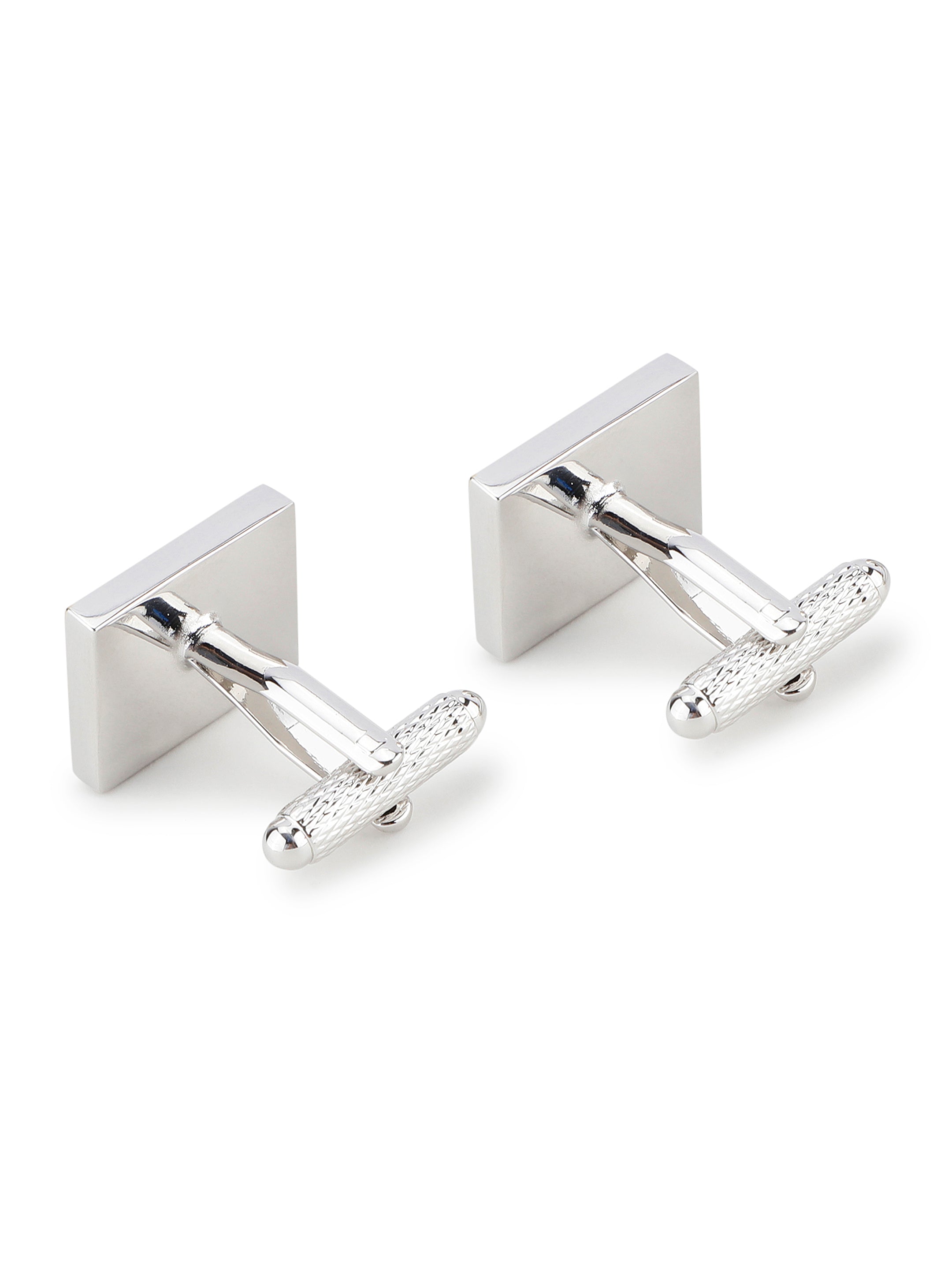 Silver & Gold Textured Cufflink