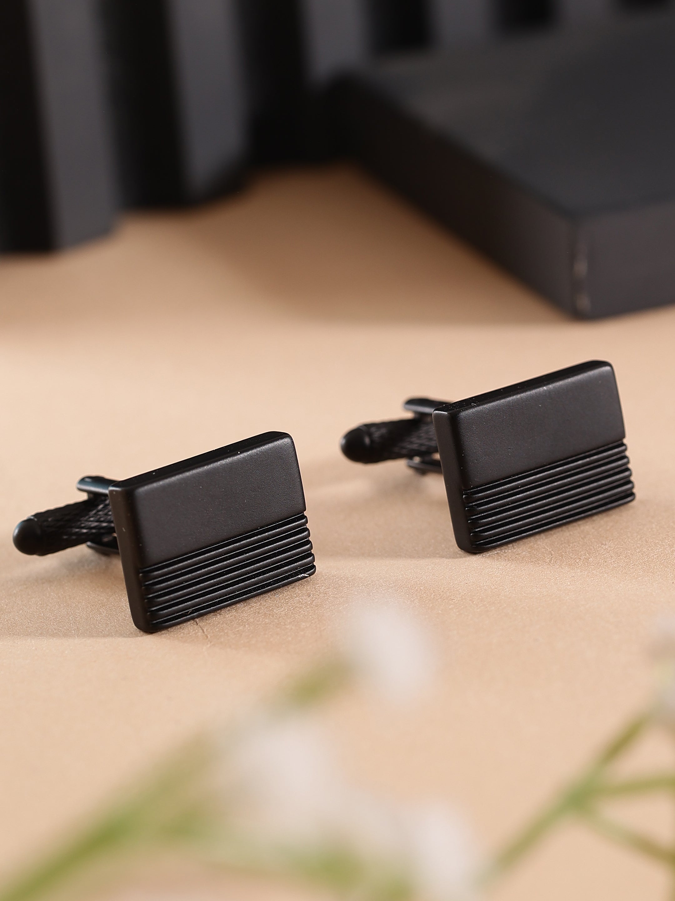 Alvaro Castagnino Black Coloured Cufflink for Men