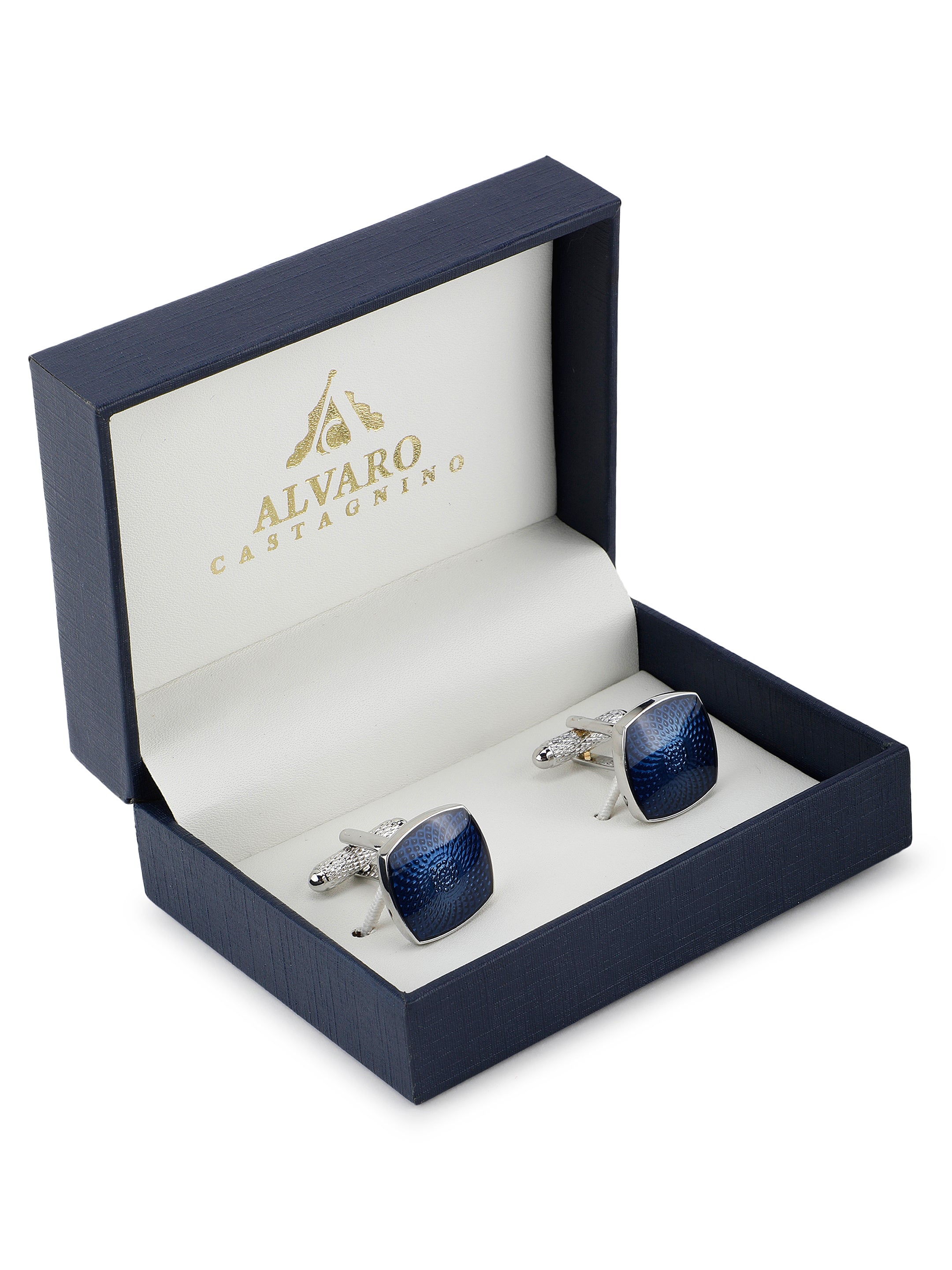 Alvaro Castagnino Blue Coloured Cufflink for Men
