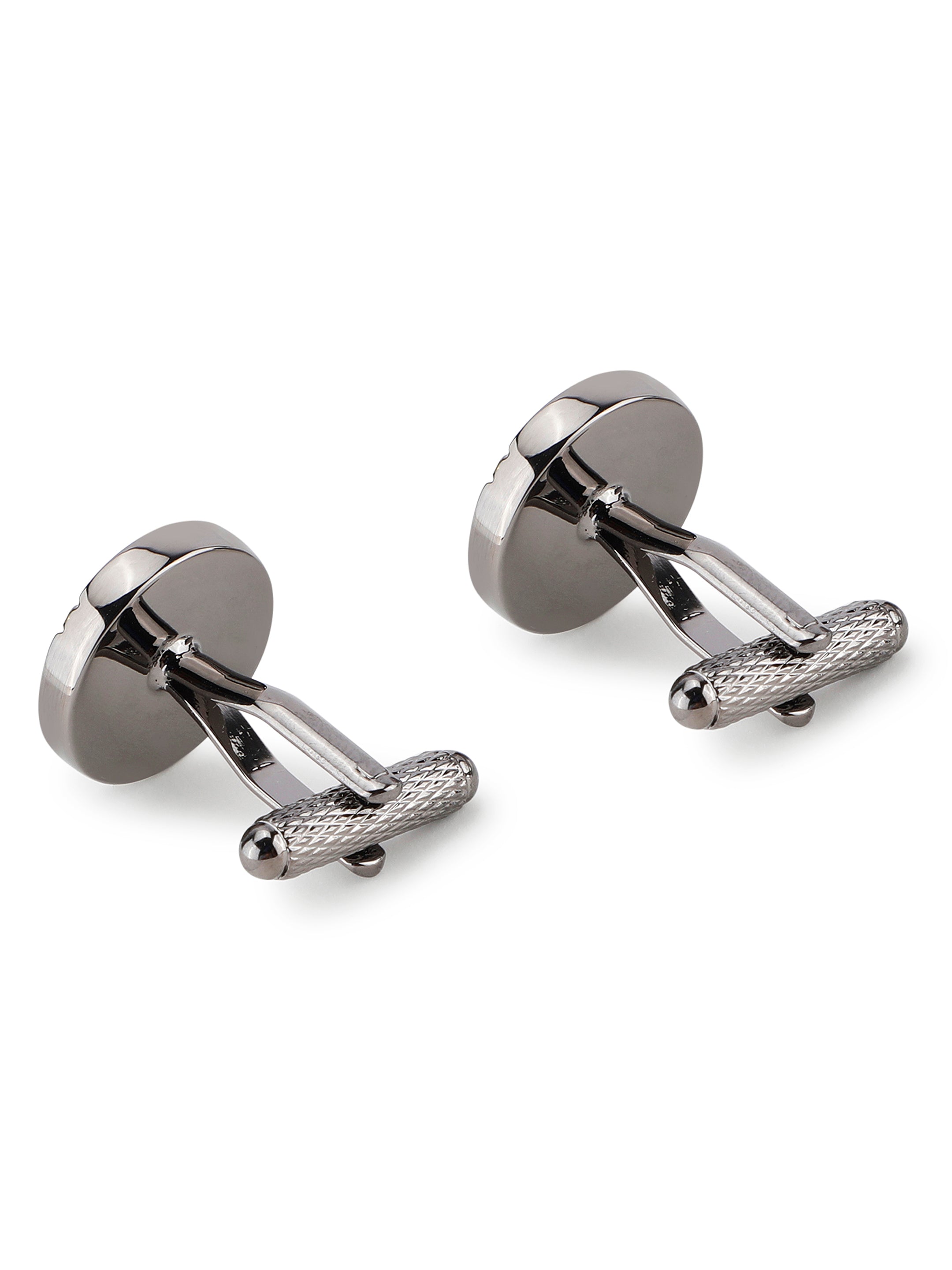 Alvaro Castagnino Grey & Gold Coloured Cufflink for Men