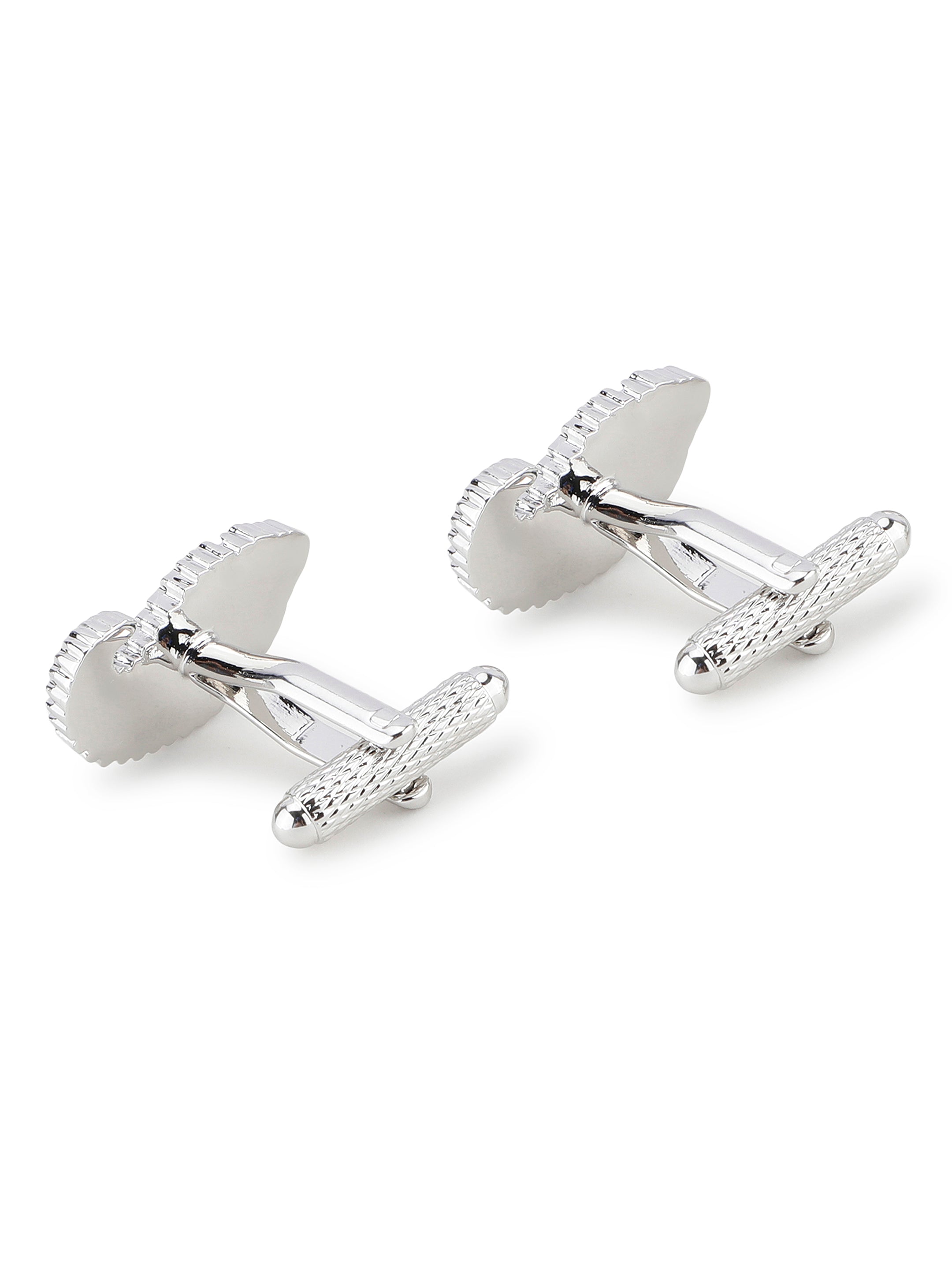 Silver Paisley Cufflink