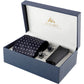 Alvaro Castagnino Men Blue & White Set Of 3 Accessory Gift Set