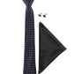 Alvaro Castagnino Men Blue & White Set Of 3 Accessory Gift Set