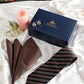 Alvaro Castagnino Men Black & Brown Set Of 3 Accessory Gift Set