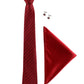 Alvaro Castagnino Men Maroon & Orange Set Of 3 Accessory Gift Set