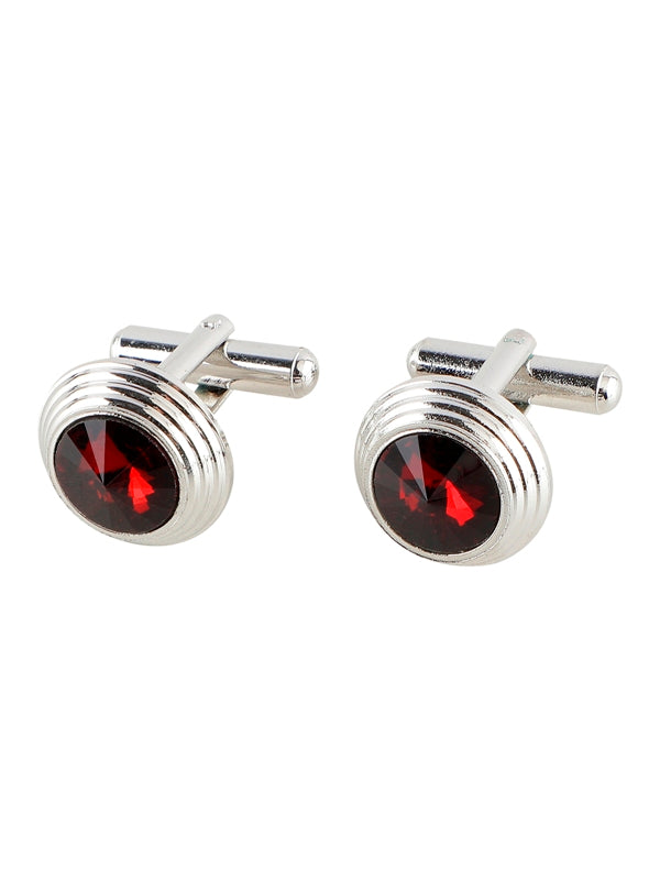 Alvaro Castagnino Men Maroon & Orange Set Of 3 Accessory Gift Set