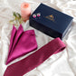 Alvaro Castagnino Men Pink & Black Set Of 3 Accessory Gift Set