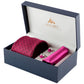Alvaro Castagnino Men Pink & Black Set Of 3 Accessory Gift Set