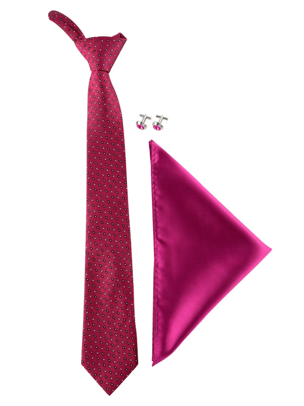 Alvaro Castagnino Men Pink & Black Set Of 3 Accessory Gift Set