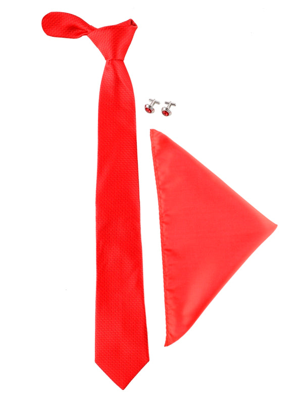 Alvaro Castagnino Men Red Set Of 3 Accessory Gift Set