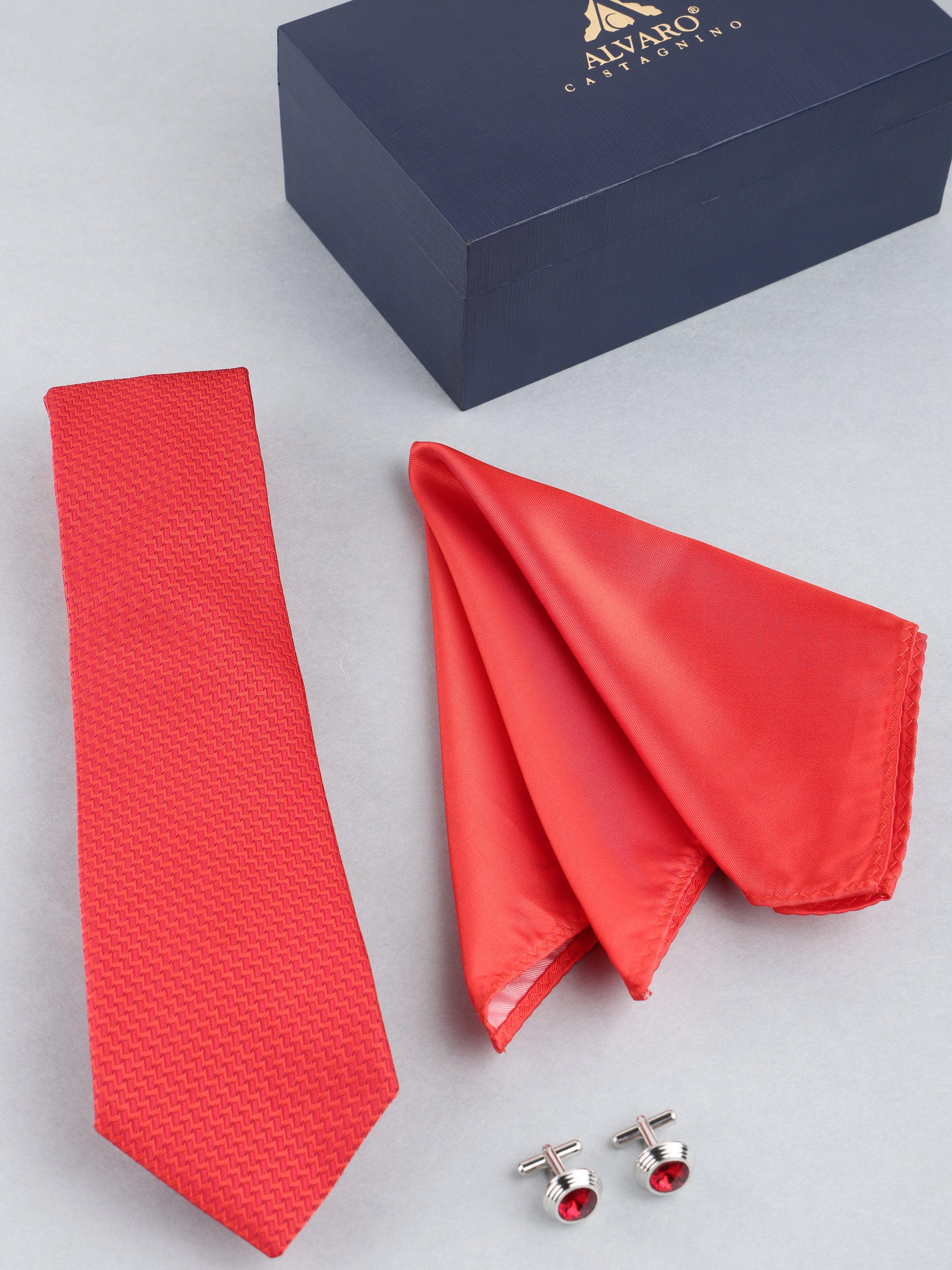 Red Classic Necktie Gift Set