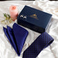 Alvaro Castagnino Men Blue & Black  Set Of 3 Accessory Gift Set