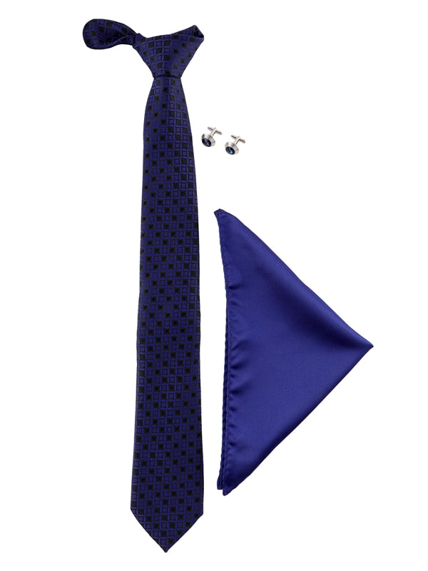 Alvaro Castagnino Men Blue & Black  Set Of 3 Accessory Gift Set