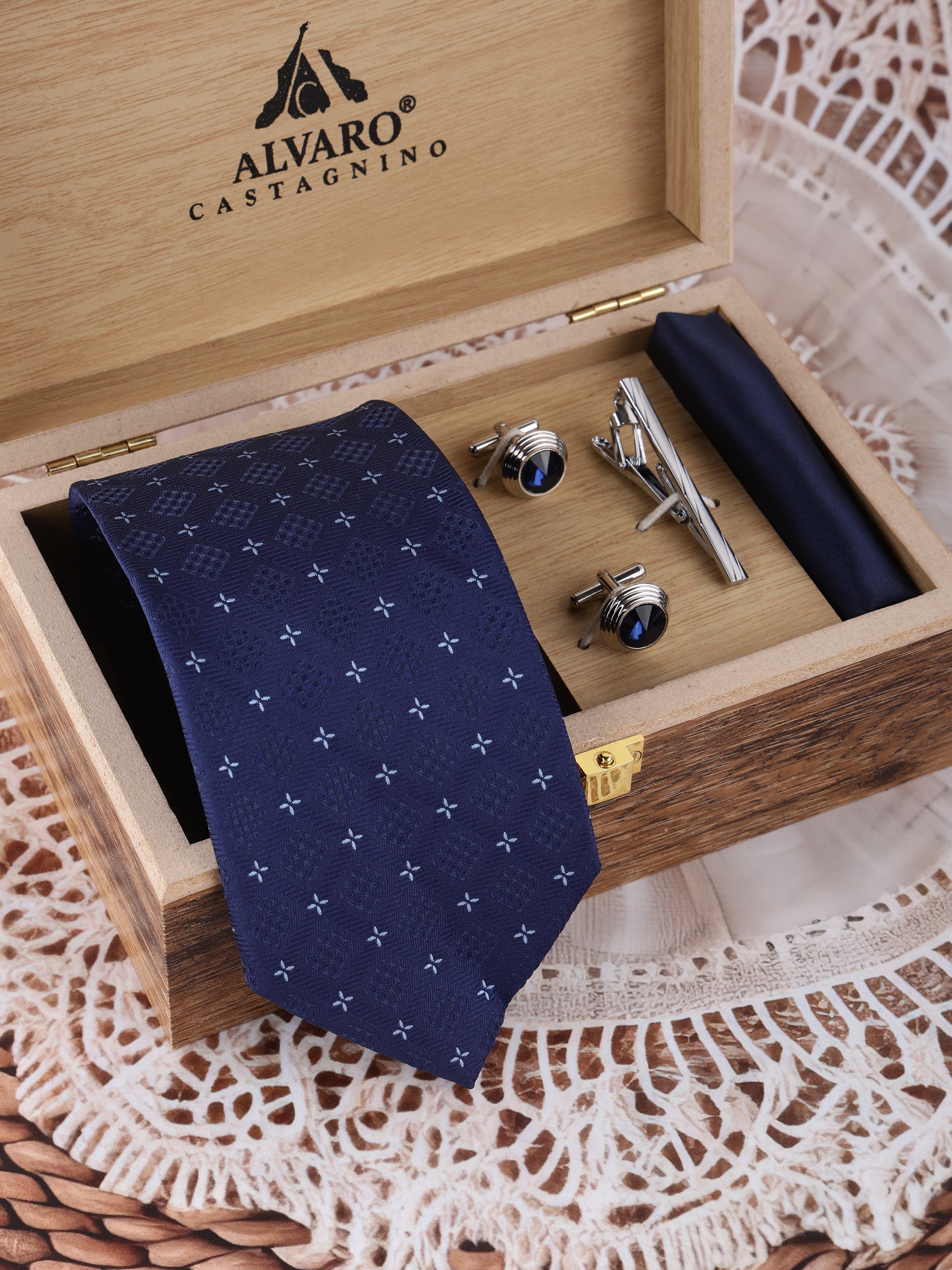 Blue Star Point Grid Gift Set