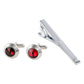 Alvaro Castagnino Men Black & Maroon Set Of 4 Accessory Gift Set