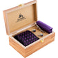 Alvaro Castagnino Men Black & Purple Set Of 4 Accessory Gift Set