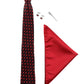 Alvaro Castagnino Men Black & Maroon Set Of 4 Accessory Gift Set