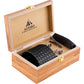 Alvaro Castagnino Men Black & Grey Set Of 4 Accessory Gift Set