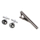 Alvaro Castagnino Men Black & Grey Set Of 4 Accessory Gift Set