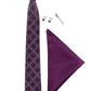 Alvaro Castagnino Men Purple Set Of 4 Accessory Gift Set