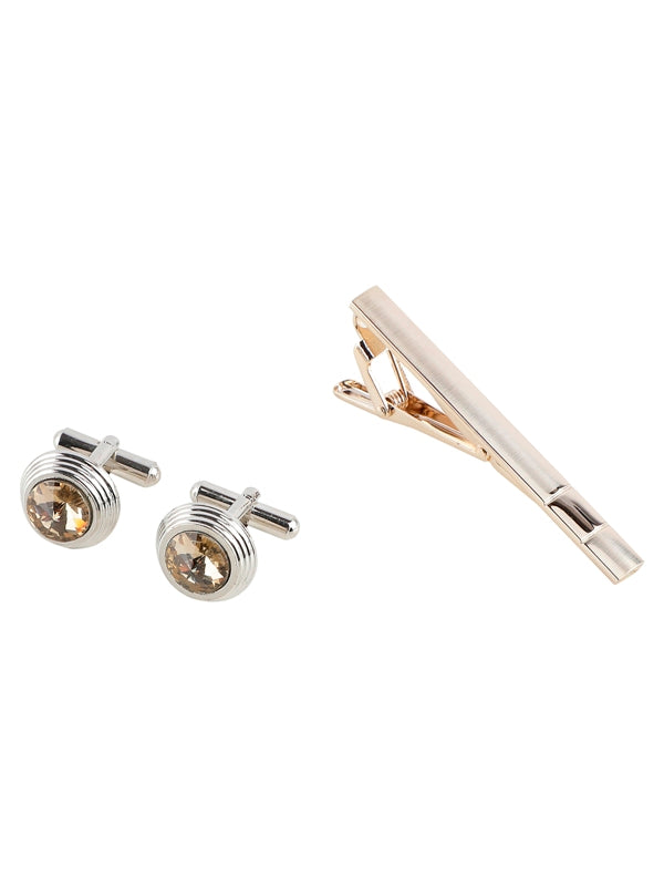 Alvaro Castagnino Men Brown Set Of 4 Accessory Gift Set