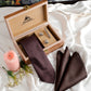 Alvaro Castagnino Men Brown Set Of 4 Accessory Gift Set
