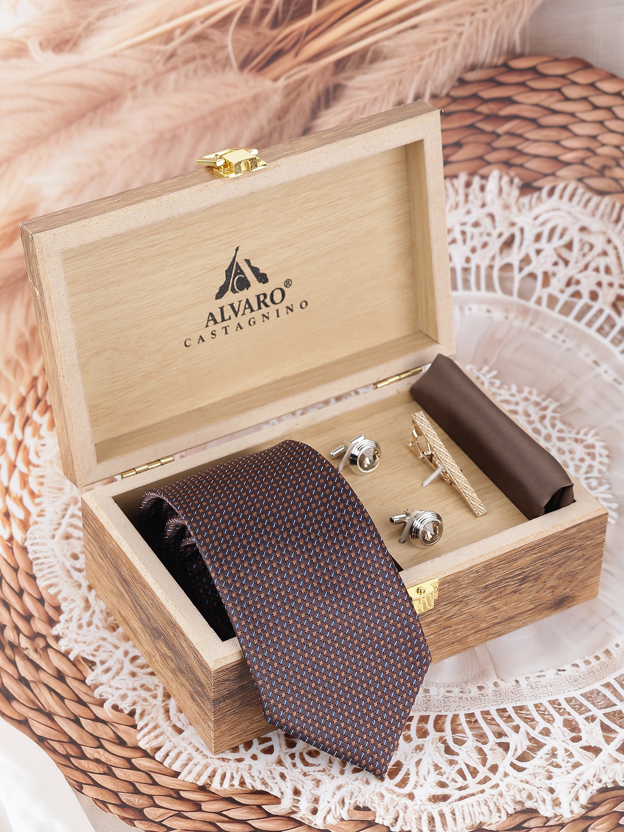 Brown Birdseye Gift Set