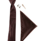 Alvaro Castagnino Men Brown Set Of 4 Accessory Gift Set