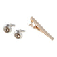 Alvaro Castagnino Men Brown Set Of 4 Accessory Gift Set