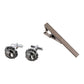 Alvaro Castagnino Men Black & Grey Set Of 4 Accessory Gift Set