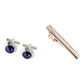 Alvaro Castagnino Men Black & Blue  Set Of 4 Accessory Gift Set