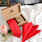 Alvaro Castagnino Men Red  Set Of 4 Accessory Gift Set