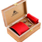 Alvaro Castagnino Men Red  Set Of 4 Accessory Gift Set