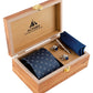 Alvaro Castagnino Men Blue & White  Set Of 4 Accessory Gift Set