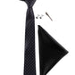 Alvaro Castagnino Men Black & Grey  Set Of 4 Accessory Gift Set
