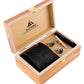 Alvaro Castagnino Men Black Set Of 4 Accessory Gift Set